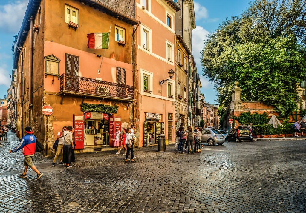 Trastevere, čtvrť, Řím, Itálie, památka, zajímavost, zajímavá místa, co vidět, co navštívit, kam vyrazit, cestování, dovolená